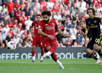 أرقام محمد صلاح قبل مواجهة آرسنال يحتاج هدفا لمعادلة ثنائي ليفربول