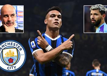 مانشستر سيتي يزاحم برشلونة لخطف لاوتارو مارتينيز من إنتر ميلان