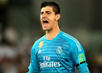 كورتوا يستفز أتلتيكو مدريد الفوز بكأس السوبر مع ريال مدريد ضدهم شيء جميل