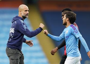 جوارديولا يشيد بثلاثي مانشستر سيتي ويؤكد عانينا أمام بورنموث