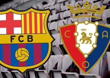 موعد والقناة الناقلة لمباراة برشلونة وأوساسونا اليوم في الدوري الإسباني