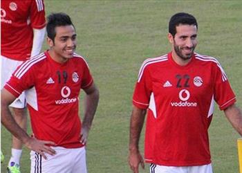 فيديو كهربا يسجل هدفا على طريقة أبو تريكة في مران الأهلي ويوجه رسالة