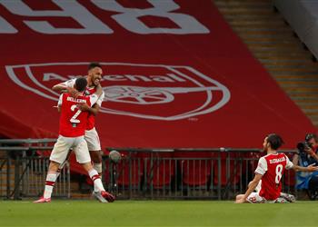 فيديو أوباميانج يضيف هدف آرسنال الثاني أمام مانشستر سيتي في كأس الاتحاد