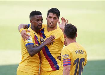 فيديو سيميدو يتقدم بالهدف الرابع لـ برشلونة أمام ديبورتيفو ألافيس