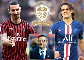 مالك ليدز يونايتد يوضح حقيقة اهتمامه بضم إبراهيموفيتش وكافاني