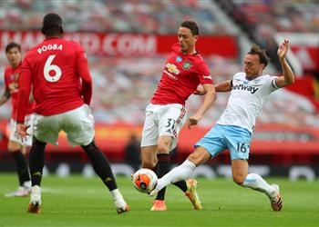 فيديو وست هام يخطف تعادل ا مع مانشستر يونايتد ويضمن البقاء في الدوري الإنجليزي