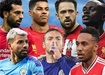 ترتيب هدافي الدوري الإنجليزي بعد نهاية الجولة 37