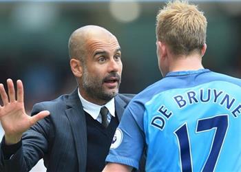 جوارديولا يتغنى بـ دي بروين ويؤكد الجميع جاهز لمواجهة ريال مدريد