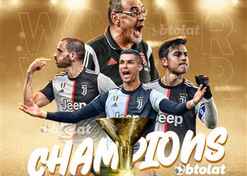 الوحيد بالدوريات الكبرى إنجاز تاريخي لـ يوفنتوس بعد التتويج بالكالتشيو 9 مرات متتالية