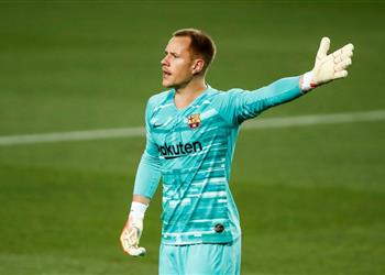 فيديو تير شتيجن يثير الشكوك حول مستقبله مع برشلونة