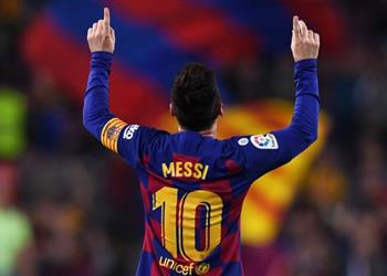 صورة إنتر ميلان يستغل ميسي في حملة دعائية لمباراته أمام نابولي