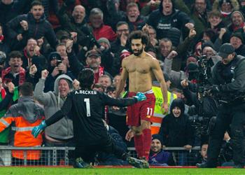 أليسون يكشف أسباب احتفاله الجنوني بهدف محمد صلاح في مانشستر يونايتد