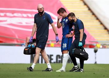 فيديو أزبيليكويتا ي غادر مباراة تشيلسي وآرسنال باكي ا بسبب الإصابة