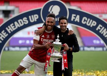 بعد التتويج بـ كأس الاتحاد الإنجليزي أرتيتا فخور بتدريب آرسنال وأريد بناء الفريق حول أوباميانج