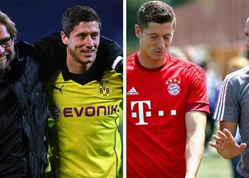 ليفاندوفسكي يختار الأفضل بين كلوب وجوارديولا