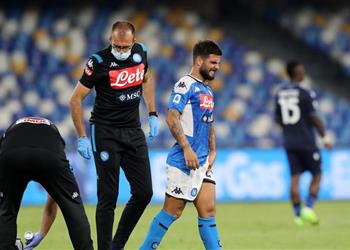 إنسيني يعود لتدريبات نابولي قبل مواجهة برشلونة في دوري أبطال أوروبا