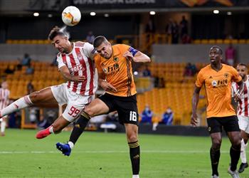 بمشاركة كوكا أولمبياكوس يودع الدوري الأوروبي على يد وولفرهامبتون