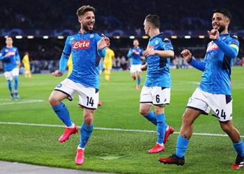 قائمة نابولي لمباراة برشلونة في دوري الأبطال جاتوزو يضم إنسيني ومانولاس