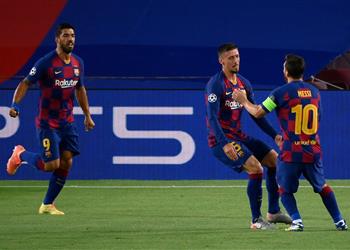 فيديو لينجليه يسجل الهدف الأول لبرشلونة أمام نابولي