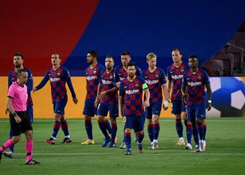 فيديو الـVAR يلغي هدف ا لـ ميسي في مباراة برشلونة ونابولي