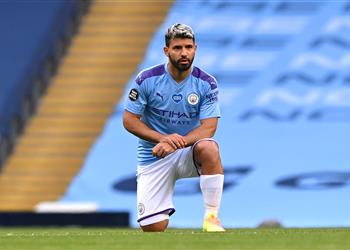 مانشستر سيتي يراقب وضع أجويرو قبل مواجهة ليون في دوري أبطال أوروبا