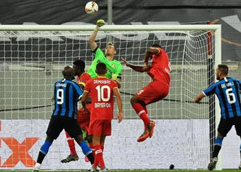 حارس باير ليفركوزن توديع الدوري الأوروبي عار والكرة رفضت دخول شباك إنتر ميلان