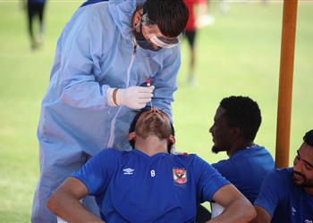 الأهلي يجري مسحة طبية جديدة قبل مواجهة الإنتاج الحربي