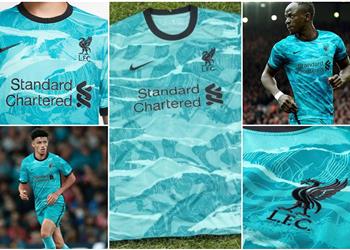 رسمي ا بالصور ليفربول ي علن عن قميصه البديل في الموسم المقبل