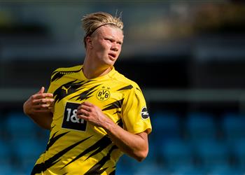 بوروسيا دورتموند ي علن غياب هالاند عن التدريبات وانتكاسة جديدة لمدافعه