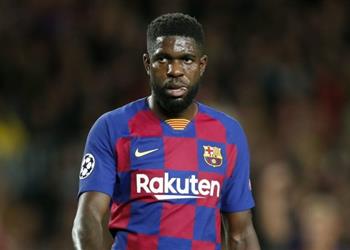 رسمي ا برشلونة يعلن إصابة أومتيتي بفيروس كورونا