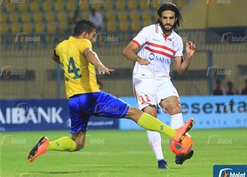 مران الزمالك ناصف يؤدى تدريبات تأهيلية بالجيم