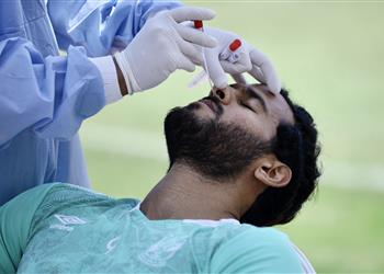 صور الأهلي يخضع لمسحة كورونا قبل مواجهة أسوان في الدوري