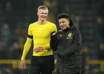 فيديو غناء هالاند يثير ضحكات سانشو