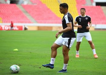مران الزمالك مصطفى محمد يخضع لتدريبات إضافية وغياب عبد الشافي