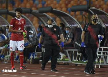 خاص الكشف عن التشخيص المبدئي لإصابتي أحمد الشيخ وجيرالدو أمام أسوان