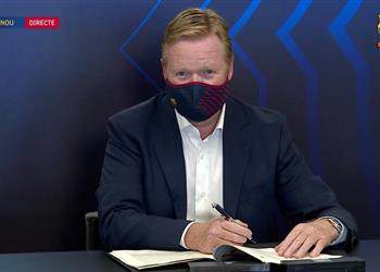 فيديو وصور كومان يوقع على عقود تدريب برشلونة