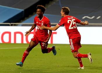 فيديو كومان يسجل هدف بايرن ميونخ الأول أمام باريس سان جيرمان بنهائي الأبطال