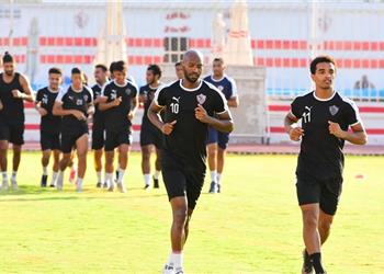 مران الزمالك الونش يتعرض لكدمة وكارتيرون يجتمع بـ أوناجم وبن شرقي