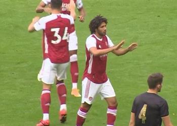 بالفيديو من منتصف الملعب محمد النني يسجل هدف آرسنال الأول ضد ميلتون