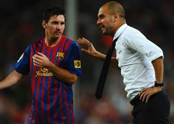 ميسي يتواصل مع جوارديولا لبحث إمكانية انضمامه لـ مانشستر سيتي