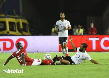 فيديو بعد تدخل الفار طرد أليو ديانج في مباراة الأهلي والجونة