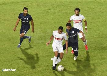 فيديو حكم مباراة الزمالك وإنبي يلغي هدف ا لـ يوسف أوباما