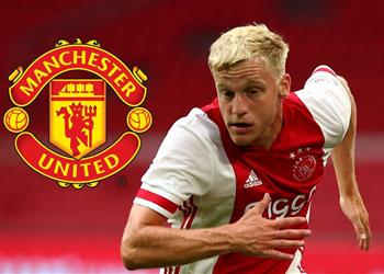 والده فان دي بيك تجاهل الأندية الأخرى من أجل مانشستر يونايتد