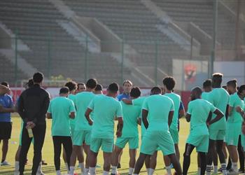 مران الأهلي فايلر يحاضر اللاعبين وظهور حارس جديد استعداد ا لـ دجلة