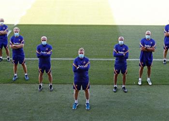 كومان يسير على درب جوارديولا في تدريبات برشلونة