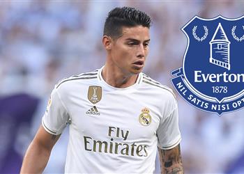 تليجراف إيفرتون يحسم صفقة خاميس رودريجيز مع ريال مدريد