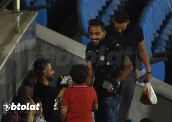 صورة كهربا يحضر مباراة الأهلي ووادي دجلة