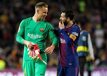 بعد التأكد من استمرار ميسي برشلونة يسعى لحسم ملف تيرشتيجن