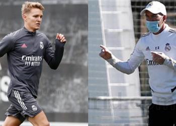 ماذا قال زيدان لـ أوديجارد في تدريبات ريال مدريد بعد عودته من الإعارة