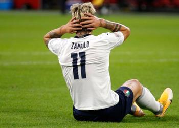 سكاي تكشف عن إصابة زانيولو الخطيرة في مباراة إيطاليا وهولندا